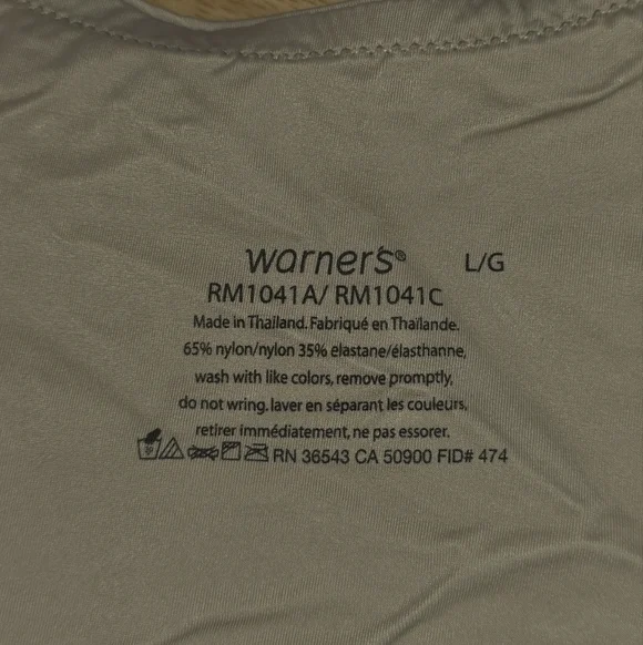 Warner's Wireless Lightly Lined Comfort Bra Size Large - Picture 3 of 7